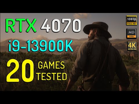 RTX 4070 + i9 13900K | 20 Games Tested | ULTRA Settings | Tech MK