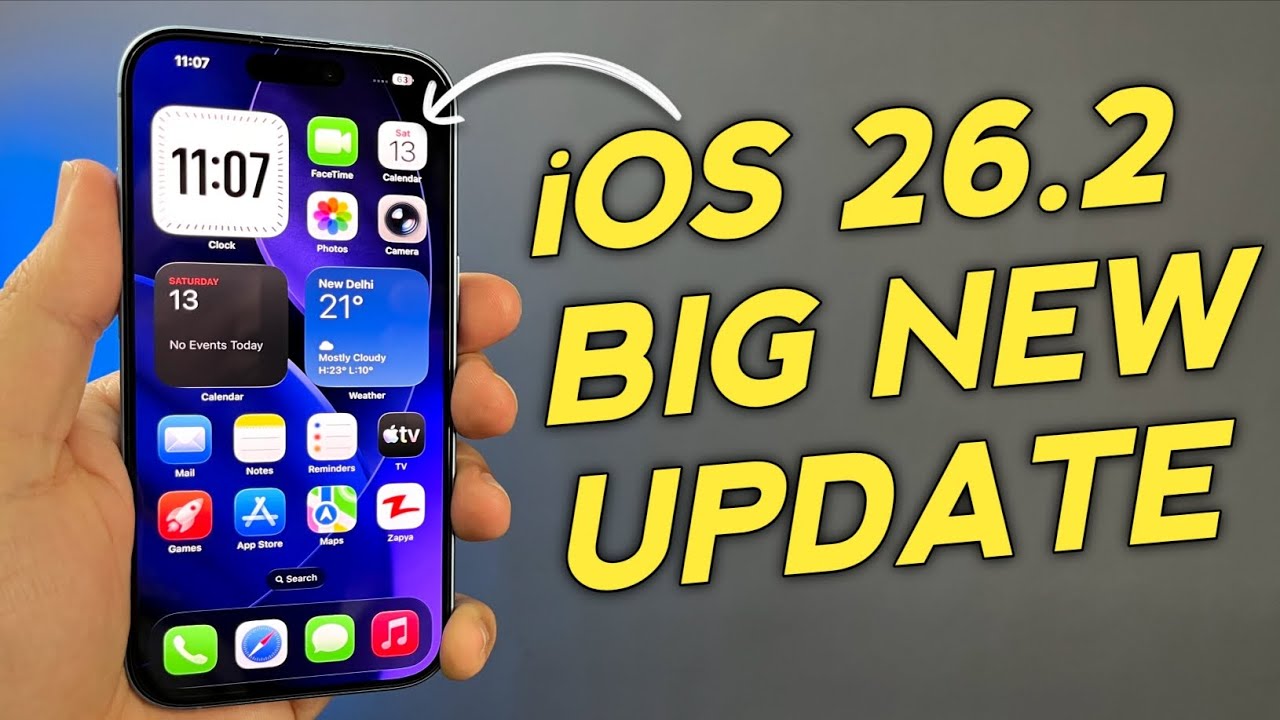 How To Download New iOS 26.2 Softwars Update | iOS 26.2 Released😍 # ...