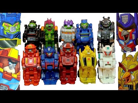 Full Set Of SIngle and Double Battle Packs - Angry Birds Transformers Telepods - Unbox, Review