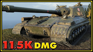 Object 268 Version 4 - 11,5K Damage - World of Tanks Gameplay