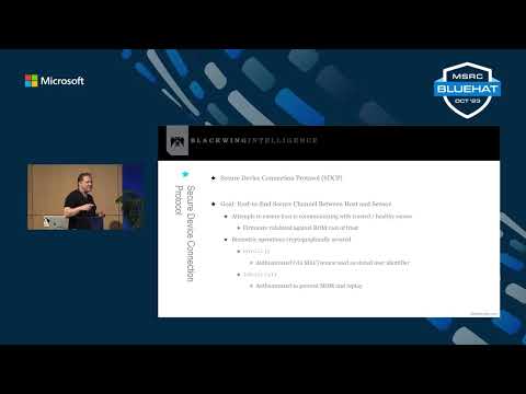 BlueHat Oct 23. S02: A Touch of Pwn: Attacking Windows Hello Fingerprint Authentication