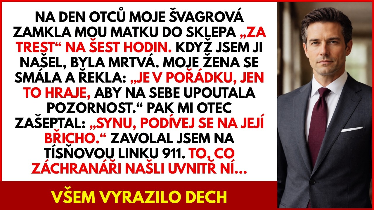 Bratr zamkl mého syna do sklepa. O 6 hodin později záchranáři zjistili, co se s ním stalo uvnitř