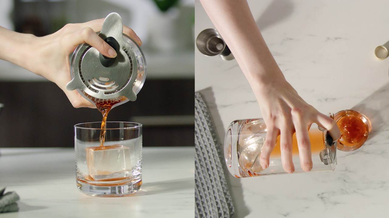 OXO SteeL Cocktail Strainer YouTube