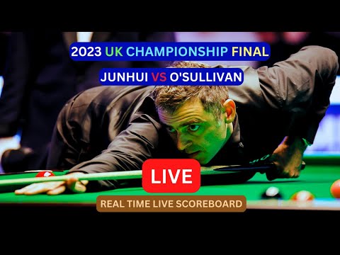 Ronnie O'Sullivan Vs Ding Junhui LIVE Score UPDATE Today Final 2023 UK Championship Snooker LIVE