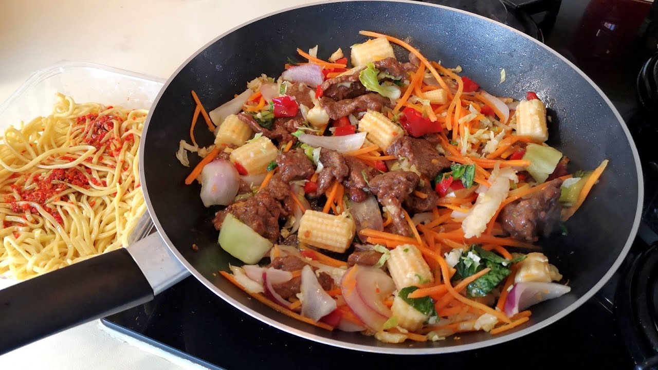 Teriyaki Beef Noodles CoOp Food Review YouTube