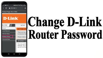 How to Change D-Link Router Password from Mobile