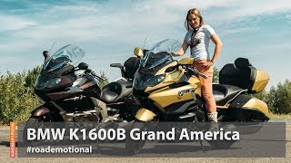 Bmw k1600b Grand America 2018 vs Bmw k1600gtl 2013 (тест от Ксю) / Roademotional