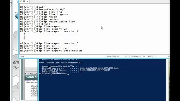 Configuring Cisco NetFlow version 5 and Windows 2012 server NetFlow Collector