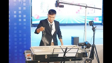 Vẽ tranh cát trình diễn sự kiện Công Ty ChithaConst Chí Thành | Nghệ nhân tranh cát Nguyễn Tiến