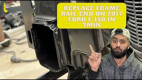 Replacing a Frame Rail end on 2016 Ford F-150 At the Bodyshop #bodyshop #autobodyrepair #auto