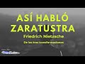 Audiolibro Así habló Zaratustra | De las tres transformaciones