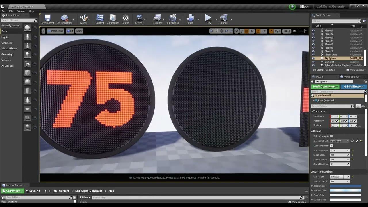 Led Signs Generator for Unreal Engine YouTube