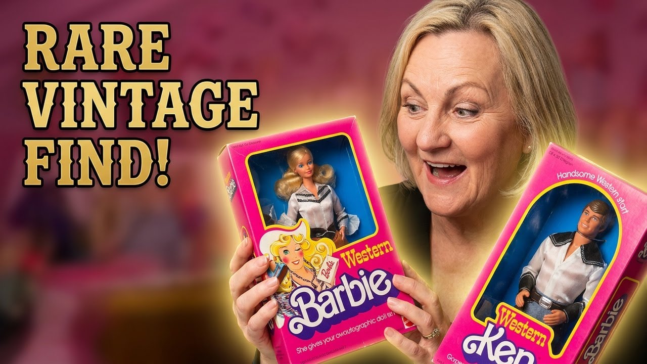 オールドウエストBarbieコンベンションドール Unboxing Rare Vintage Western Barbie & Ken Collectibles! - YouTube