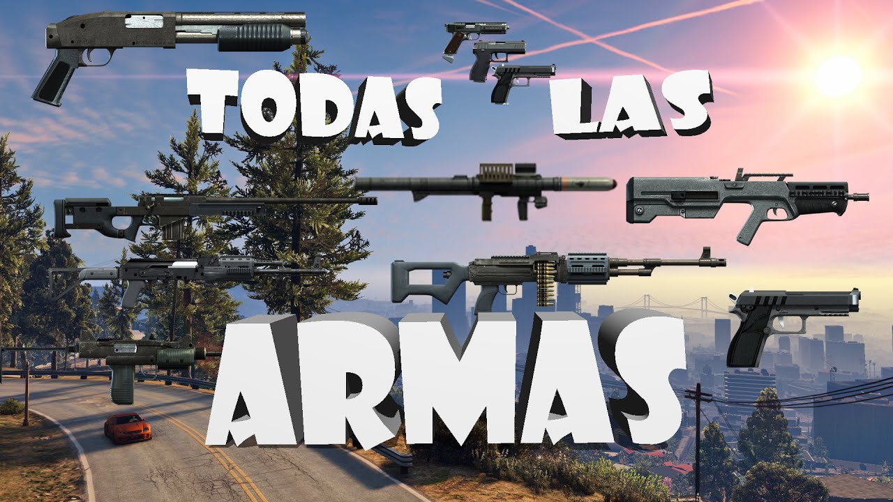 Set de Armas GTA V PS4 Y PS3 24 OFFLINE YouTube