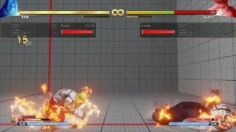 STREET FIGHTER V Ken v-skill 2 combo