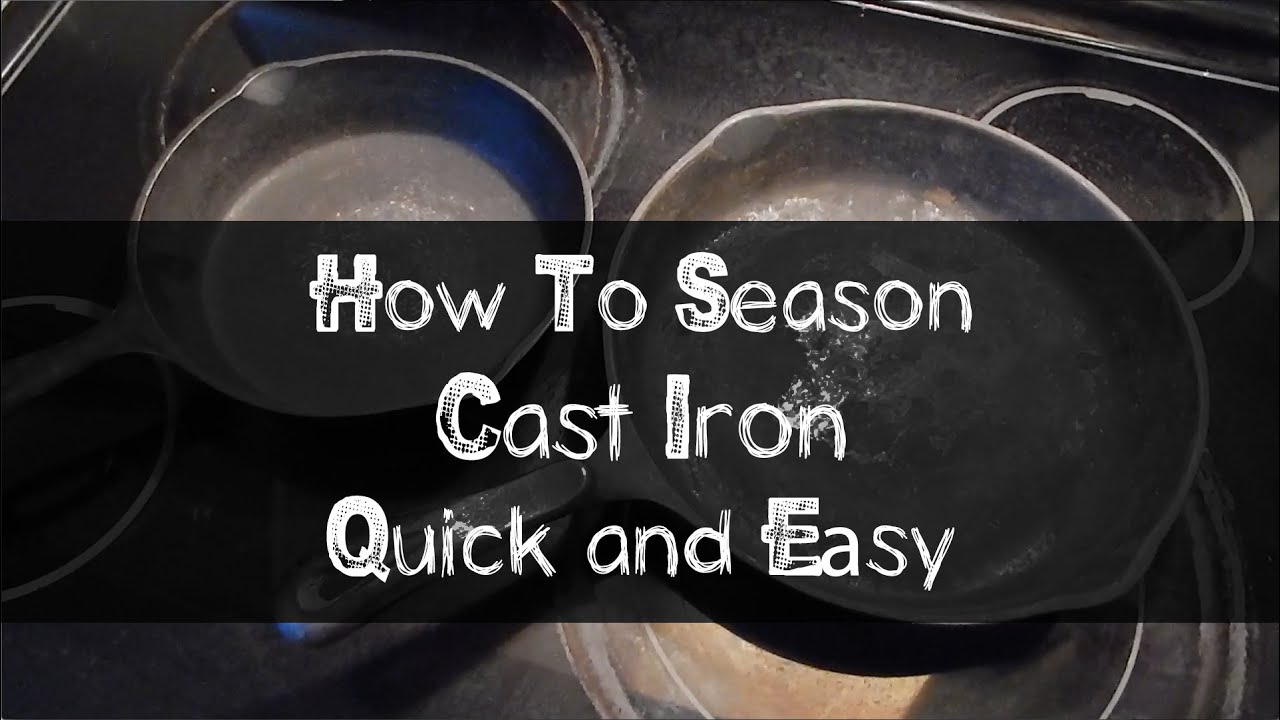 How to Season a Cast Iron Pan (It's Easier Than You Think!)