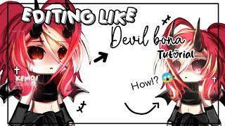 𓍼 🎀 𖥵 ‹ How i edit like Devil bona !! tutorial 𖥔 ׅ۬ credits: Devil Bona
