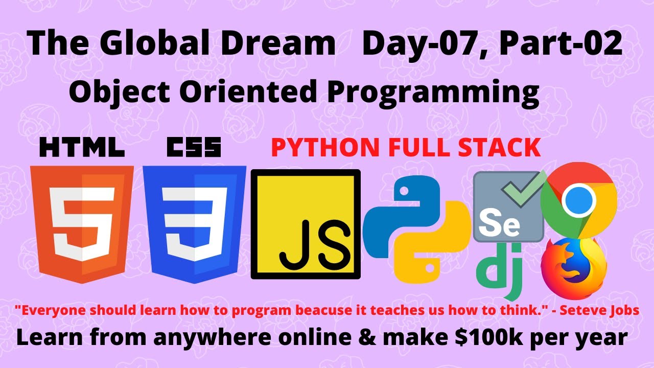 OBJECT ORIENTED PROGRAMMING IN PYTHON| OOP| PYTHON FOR BEGINNERS| DAY ...