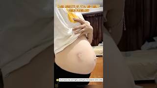 Warm Moments of Fetal Movement During Pregnancy #funny #farrierlife #foryou #pregnant #baby
