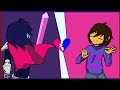 Deltarune vs Undertale-Kris vs Frisk(Animation)