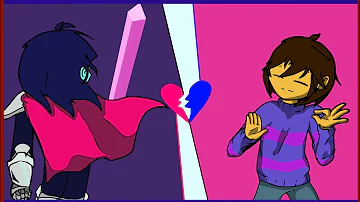 Deltarune vs Undertale-Kris vs. Frisk(Animation)