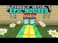 Minecraft: MAKE YOUR HOUSE EPIC (COMBINE BLOCKS INTO DOORS, ANIMATIONS, SECRET DOORS!) Mod Showcase