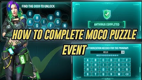 How to complete Moco event free fire | Moco puzzle new event free fire pakistan full detail