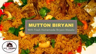 Mutton Biryani Recipe in Tamil | மட்டன் பிரியாணி | How to make Mutton Biryani in Tamil |Fresh masala