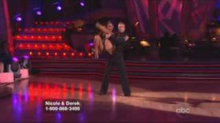Nicole Scherzinger \& Derek Hough - Dancing With The Stars - Argentine tango  Week 9