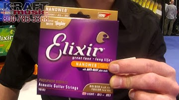 Kraft Music  - Elixir Phosphor Bronze HD Light Acoustic Strings NAMM 2015