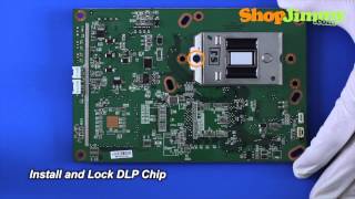 white dots dlp chip replacement troubleshooting guide for problems after installation