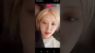 Rosé Blackpink Live Instagram With Hank