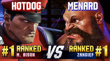 SF6 ▰ HOTDOG29 (#1 Ranked M.Bison) vs MENARD (#1 Ranked Zangief) ▰ High Level Gameplay