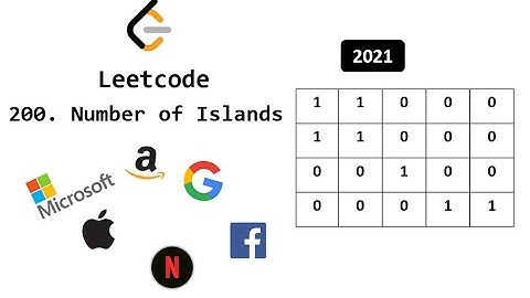 200. Number of Islands problem Leetcode | Full solution explained in C++ | Google Coding interview