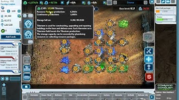 Command & Conquer Tiberium Alliances Tutorial Part 1: Productions Up
