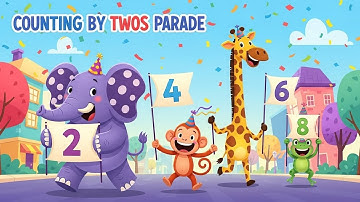 Counting by Twos Parade Adventure | Skip Counting Song for Kids | Animagic Studio