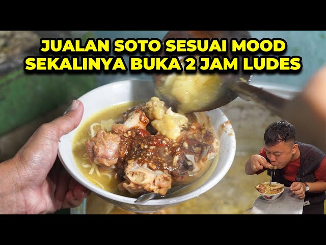 CUMA ADA DI PURWOKERTO! SOTO BALUNGAN KAMBING PAKE BUMBU KACANG, 2 JAM LANGSUNG LUDES! class=