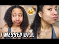 My hair... didn't revert 🙄| Straight to Curly Natural Hair Routine
