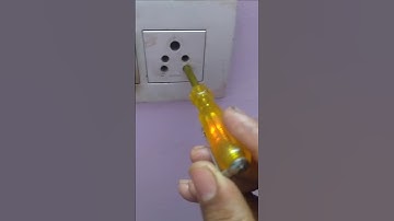 टेस्टर से न्यूट्रल कैसे चेक करें || #electrical#tester#testerhacker#wire#experiment
