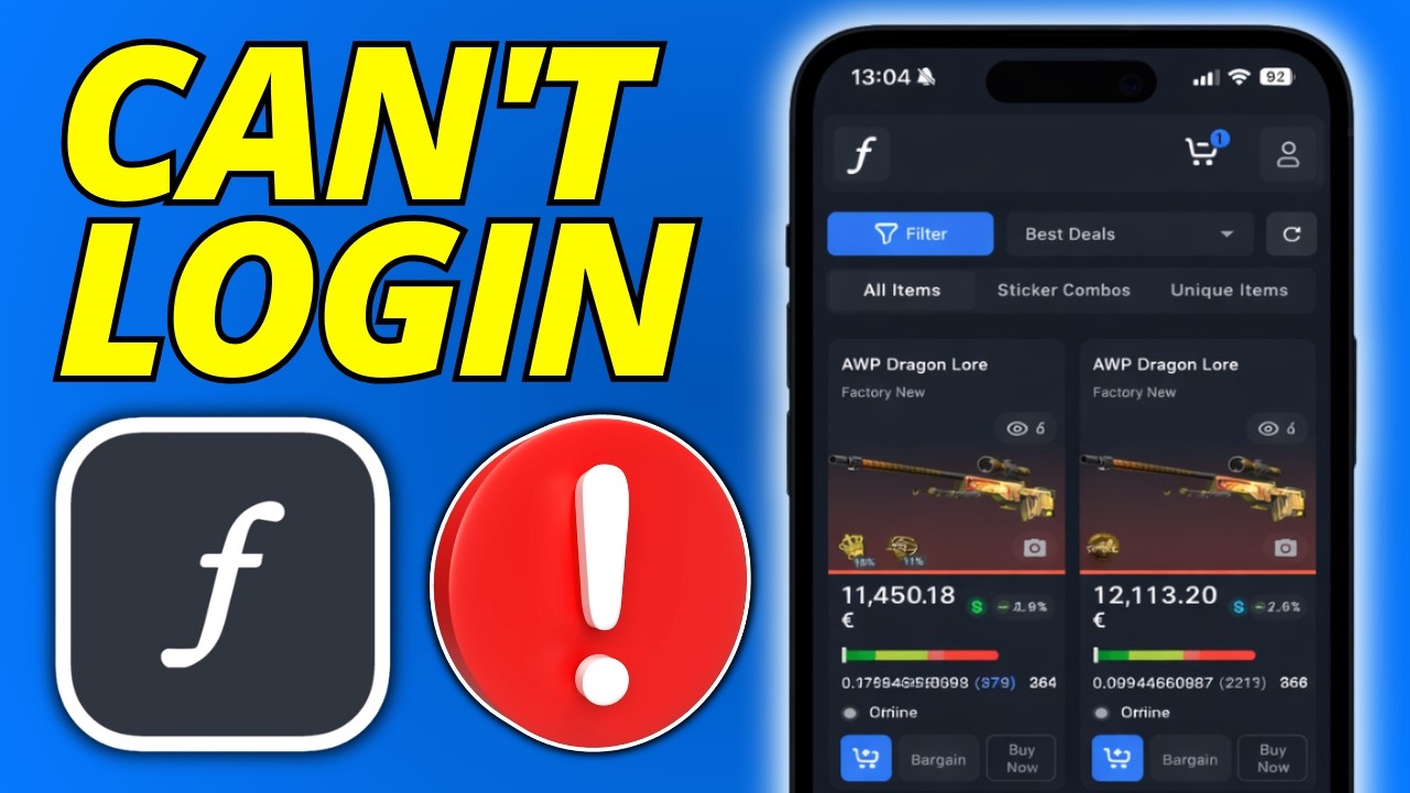 How To Fix Can't Login to CSFloat App (Not Working) - YouTube