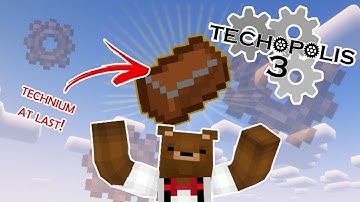 Basic Technium and HUGE island Upgrades - Techopolis 3 Modded Minecraft 1.21.1 Skyblock Ep 2