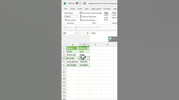 Separate text from numbers using powerquery
