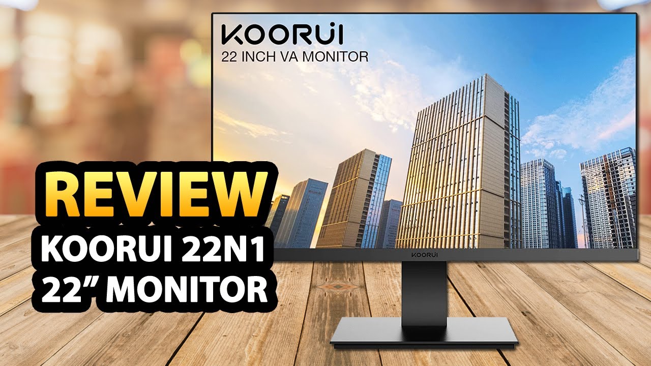 Koorui 22 Inch Monitor Review ✓ Model 22N1 - FHD 1080P 75Hz