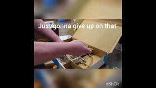 Unboxing Moen faucet item CA87888