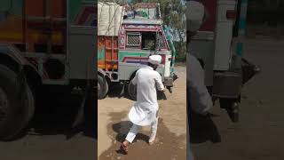 Truck driver ki mehnat #shorts