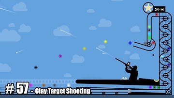 Clay Target Shooting  - Algodoo Marble Race