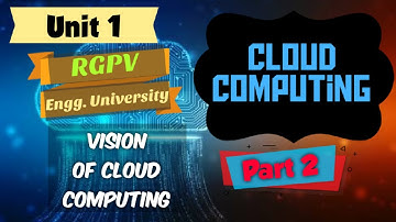 #cloudcomputing rgpv cloud unit 1 part 2