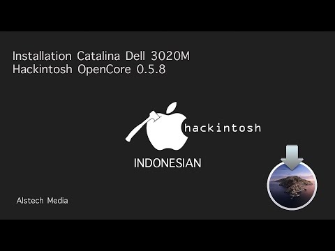 Installation MacOS Catalina Dell 3020M #02 (2020) #hackintosh #indonesia #macos #opencore #dell