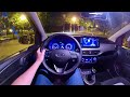 New HYUNDAI i10 (2020) - Night POV test drive  & FULL REVIEW (nice interior & navigation) 84 HP