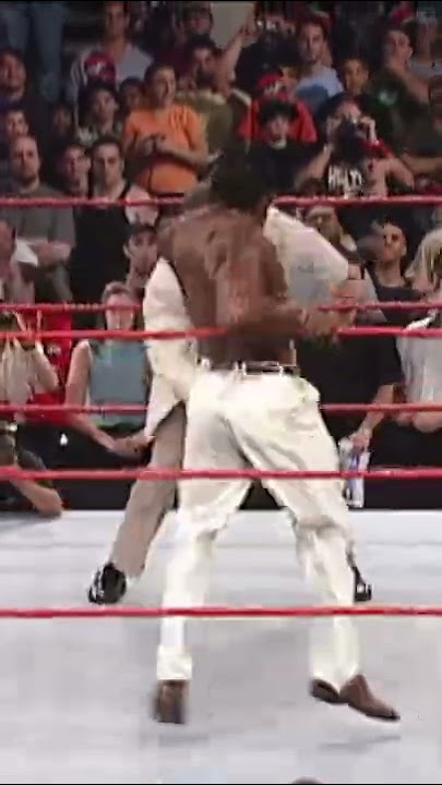 Booker T with a Devastating Scissors Kick✂️ To Vince McMahon